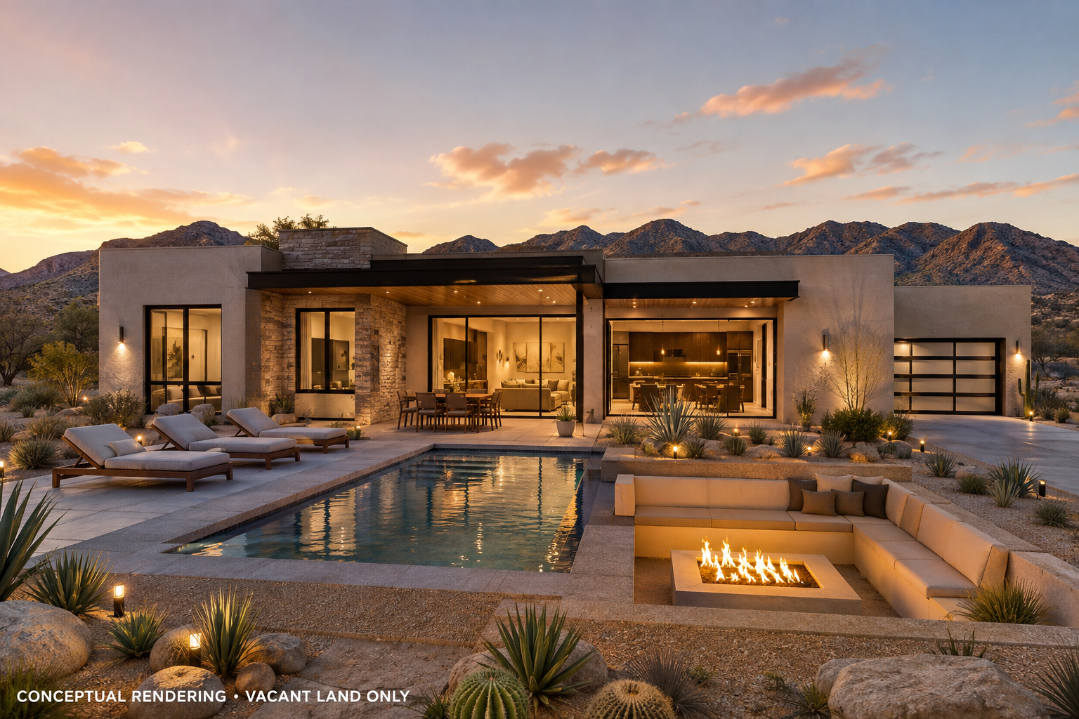 Conceptual private desert estate